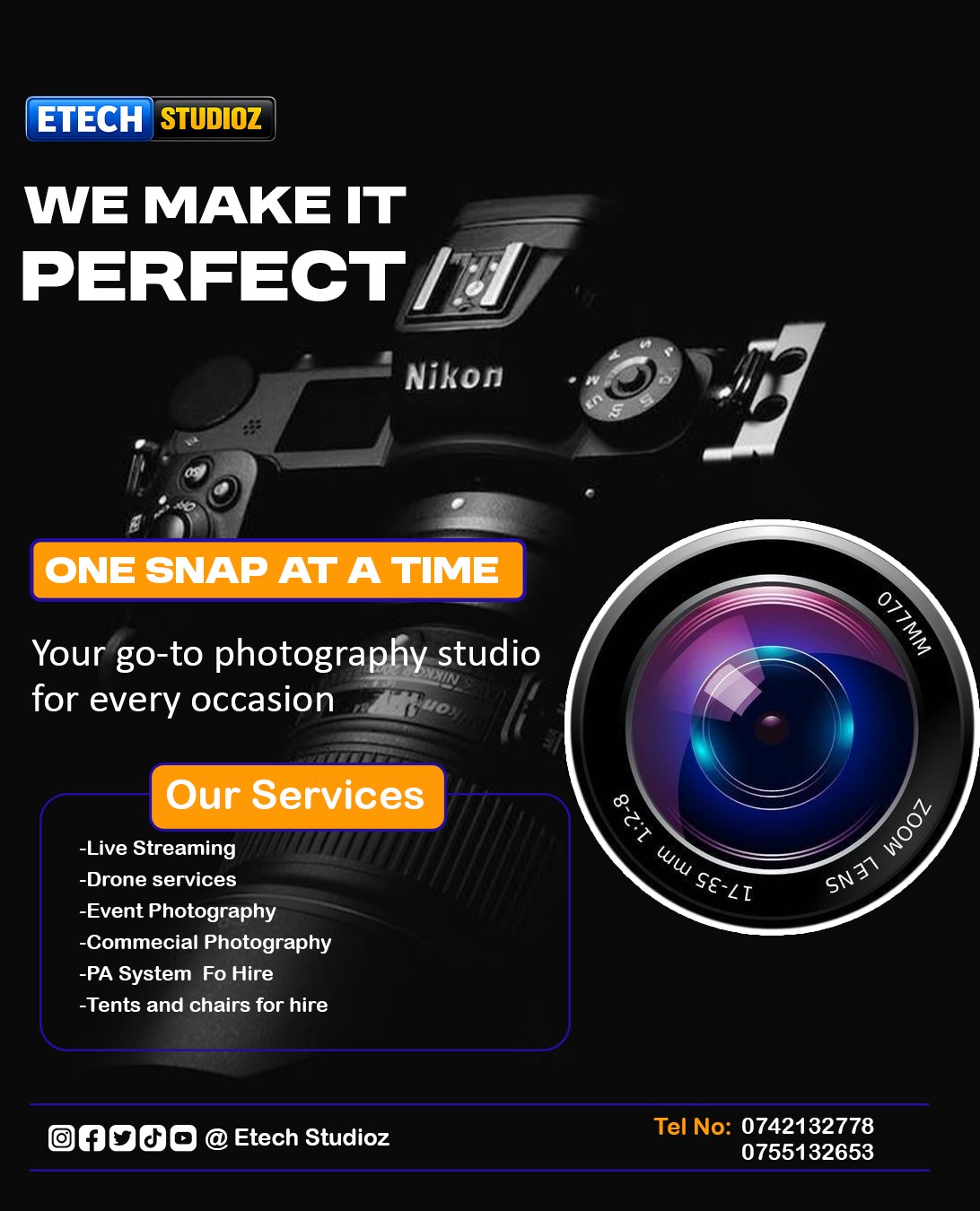 Live streaming service offer
